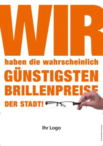 Bild: Optikerwerbung mit Prospekten der Aktiven Optiker ein Erfolg