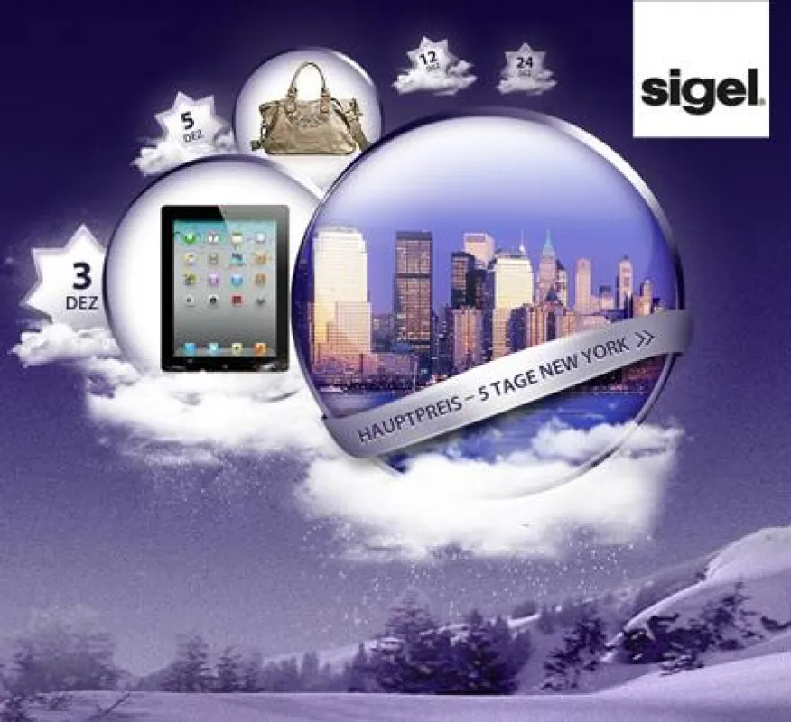 Weihnachts-Gewinnspiel 2011 von Sigel GmbH