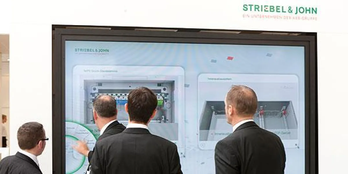 STRIEBEL & JOHN auf der light + building 2014 in Frankfurt/Main