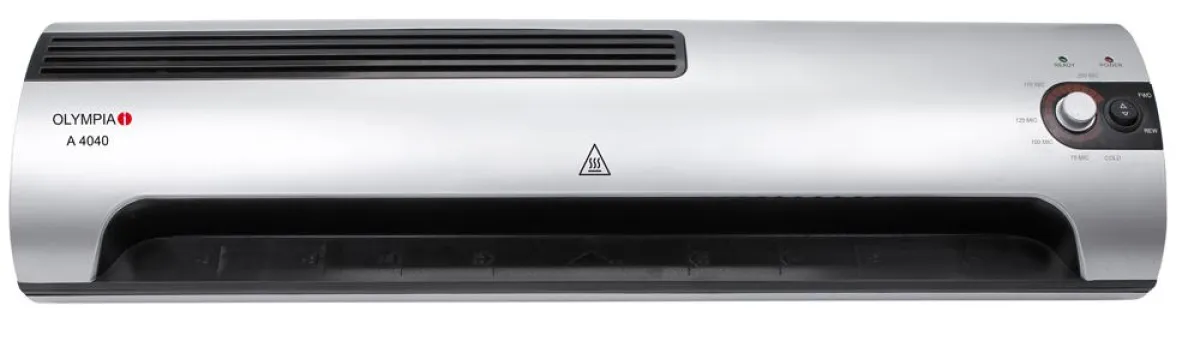 Laminieren von A2-Dokumenten ist mit dem Olympia problemlos A 4040 möglich.