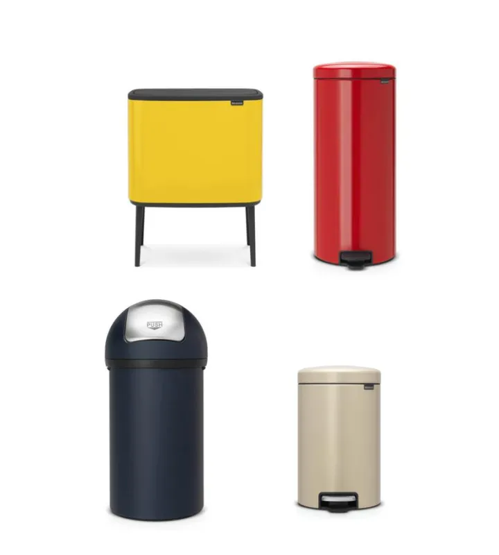Brabantias Abfalleimer in trendy Farben