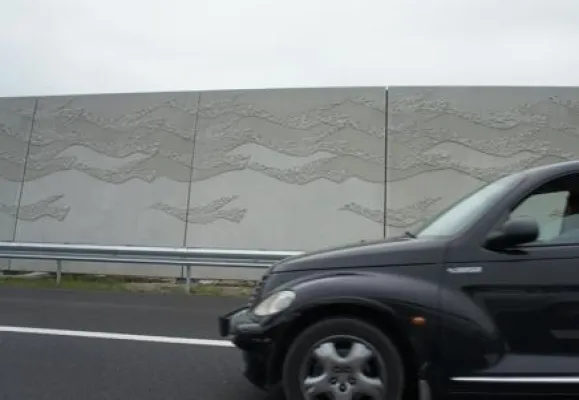 Bild: Zugvögel an der Autobahn