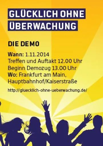 PIRATEN-Stammtisch "Glücklich ohne Überwachung" Bild: PIRATEN-Stammtisch "Glücklich ohne Überwachung"