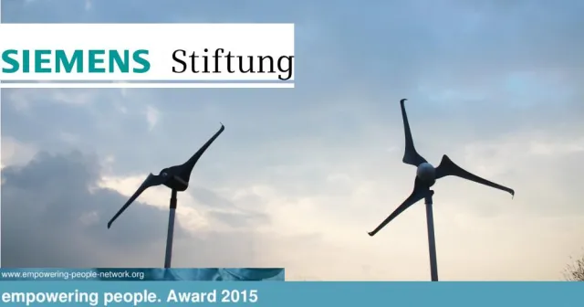 Bild: Siemens Stiftung prämiert Start-Up für Senkung der Windanlagenkosten um 50%