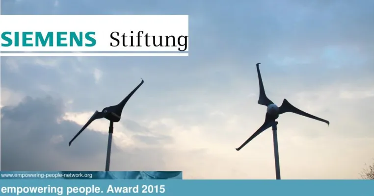 Bild: Siemens Stiftung prämiert Start-Up für Senkung der Windanlagenkosten um 50%