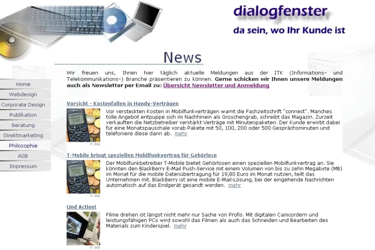 Bild: Täglich aktualisierte Meldungen aus der Informationstechnologie