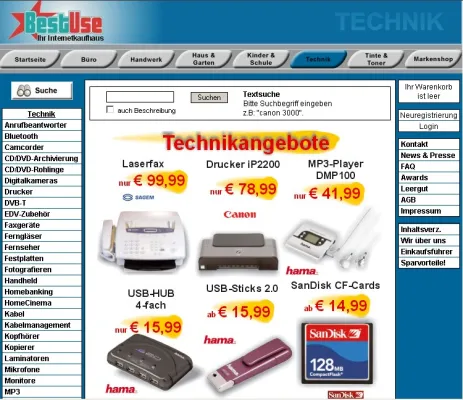 Bild: Online Shoppen ohne Stress - BestUse mit neuem Internetkaufhaus