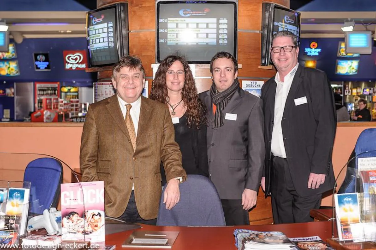 Bildunterschrift: Lothar Michel Cineworld, Tanja Buck Fachwerb, Andreas Kömmerling AHK-Media, Fredy