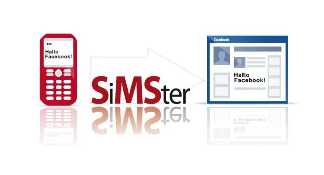 Bild: Aktualisieren des Facebook-Status per SMS jetzt aus allen Handynetzen dank neuer Facebook-App