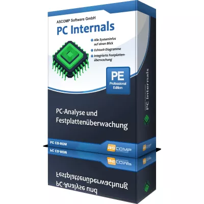 Bild: ASCOMP veröffentlicht „PC Internals“ – neue Windows-Software zur Systemanalyse und Festplattenüberwachung