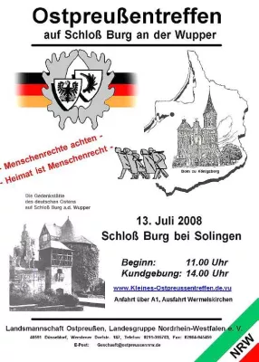Bild: Landestreffen der Ostpreußen in NRW 2008