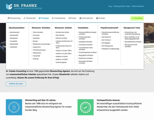 Bild: Website-Relaunch – Dr. Franke Consulting präsentiert sich im neuen Gewand