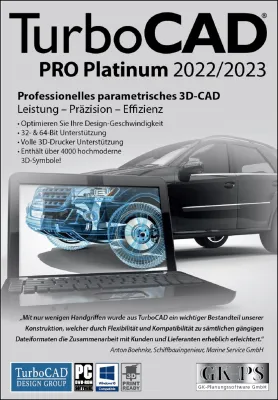 Bild: GK-Planungssoftware und IMSI/Design kündigen TurboCAD 2022/2023 an