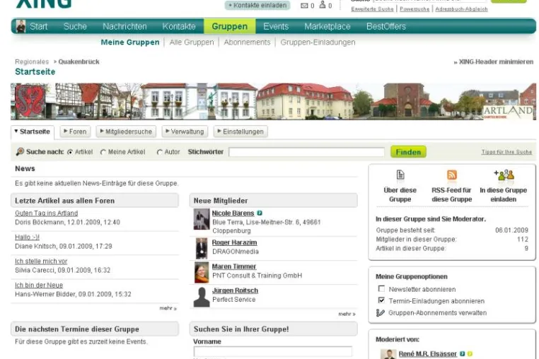 Online Netzwerk nun auch für Quakenbrück präsent Bild: Online Netzwerk nun auch für Quakenbrück präsent