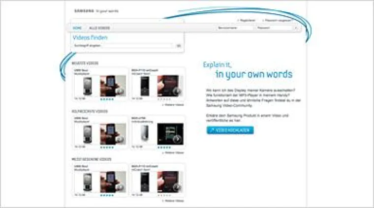 Bild: Scholz & Volkmer launcht Video-Community für Samsung
