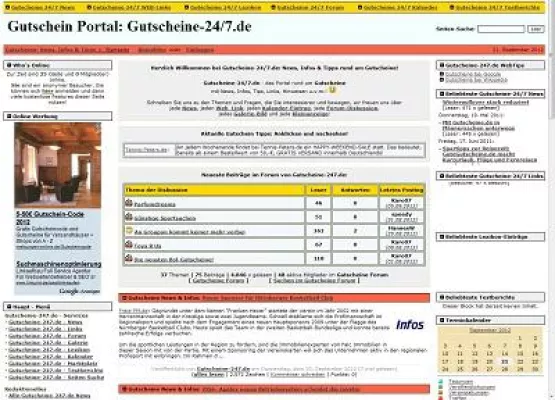 Bild: Gutschein Portal Gutscheine-247.de mit neuen Features online