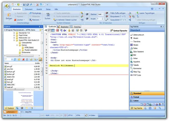 Bild: SuperHTML Web Studio 8.5 - Das Werkzeug für professionelle Web-Entwickler