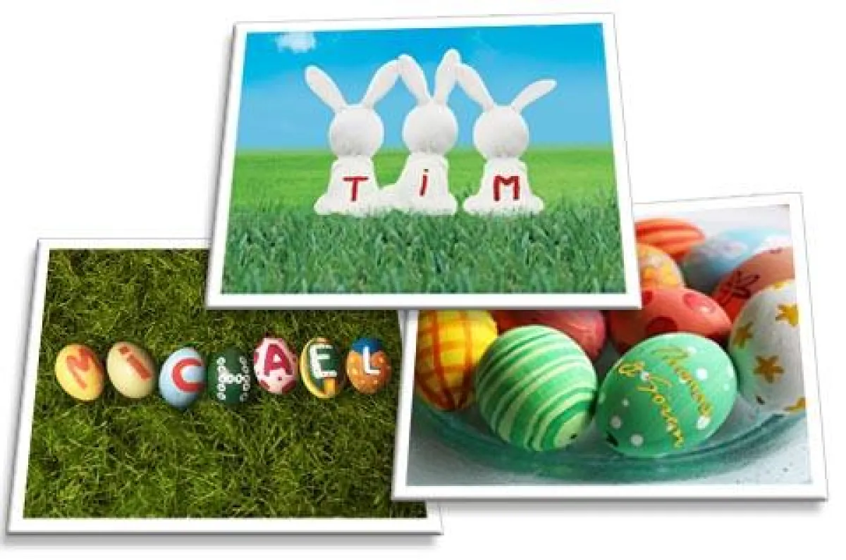 Osterkarten mit Bildpersonalisierung - individuell, emotional und einzigartig
