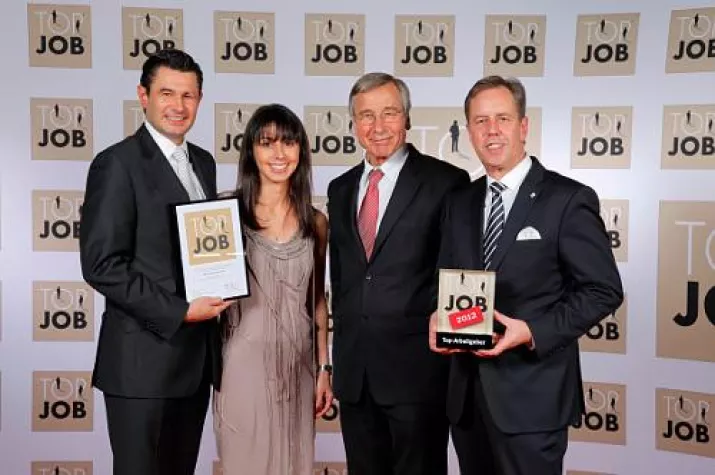 Bild: BEST Fluidsysteme GmbH ausgezeichnet als Top Job Arbeitgeber 2012