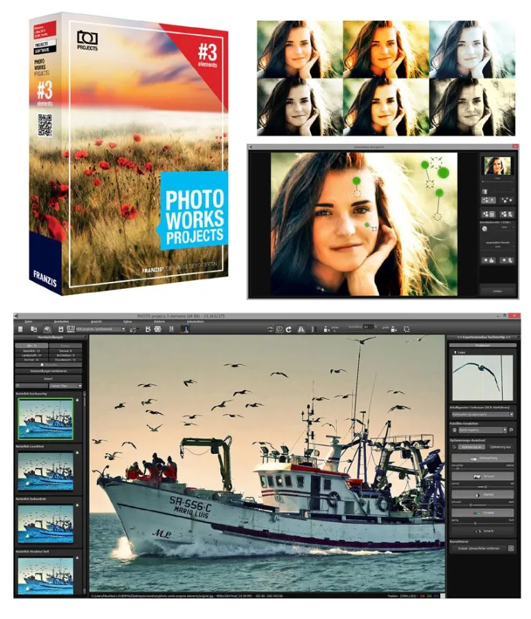 PHOTO WORKS projects 3 elements - optimaler Einstieg in die Bildbearbeitung