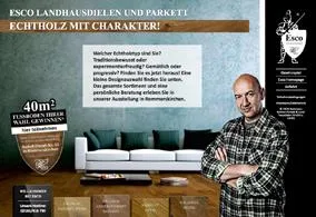 Bild: Made by Federstein Kommunikation: Echte ESCO 'Echtholztypen' gewinnen 40 qm Holzfußboden
