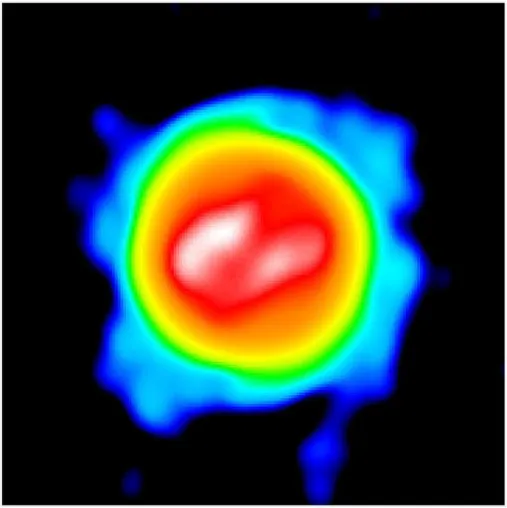 Bild: Turbulente Bewegungen in der Atmosphäre eines fernen Sterns