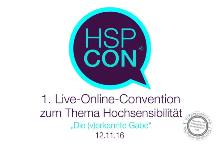 Bild: 1. Live-Online-Convention zum Thema Hochsensibilität (HSP-CON)