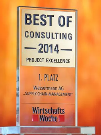 Bild: Wassermann AG belegt Platz 1 beim Wettbewerb „Best of Consulting“