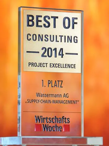 Bild: Wassermann AG belegt Platz 1 beim Wettbewerb „Best of Consulting“