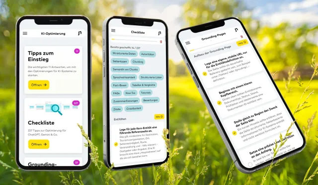 Bild: Checklisten-App und E-Book bündeln aktuellen Wissensstand zur KI-Sichtbarkeit im Deutschlandtourismus