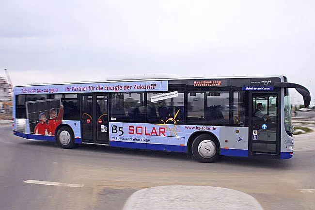 Bild: Öffentlicher Nahverkehr im Havelland, es gibt noch viele Reserven