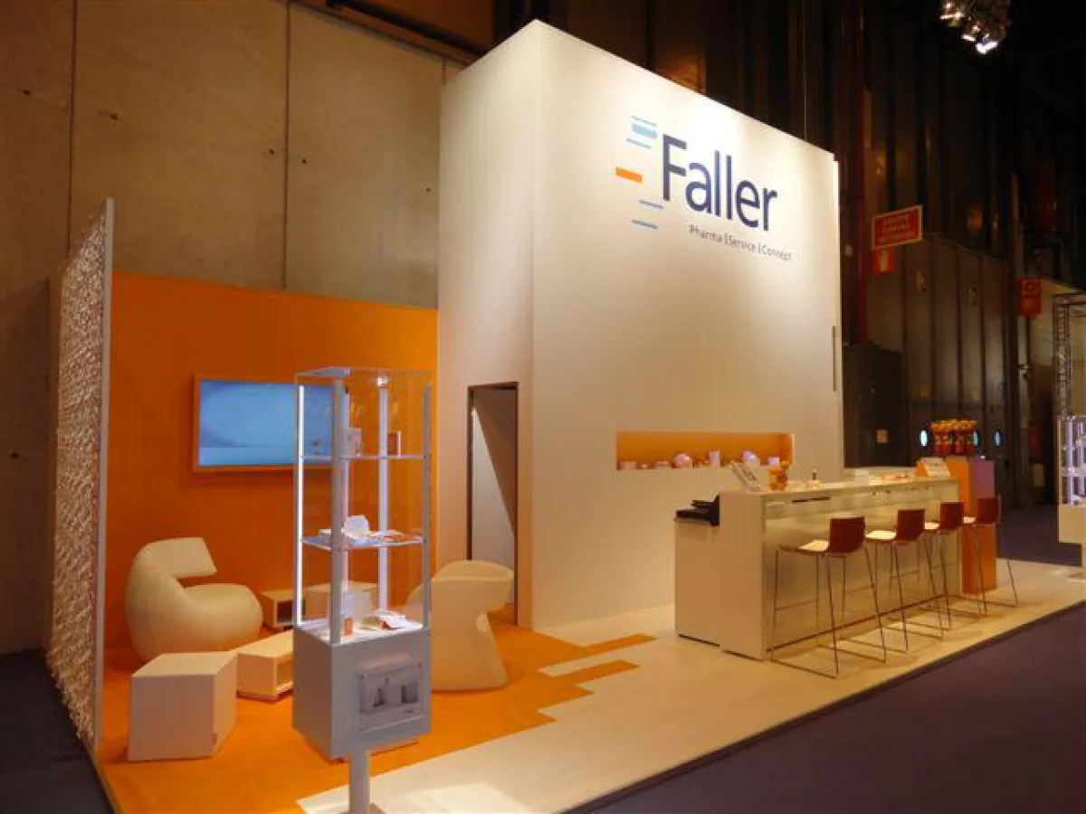 Messestand der August Faller KG in Madrid