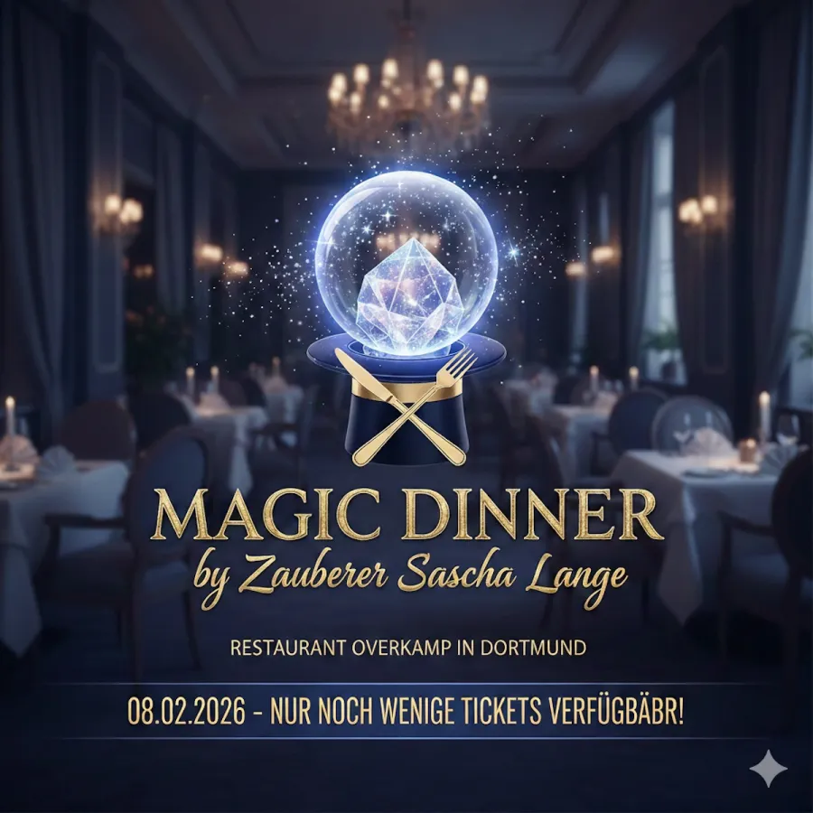 Magic Dinner im Restaurant Overkamp in Dortmund