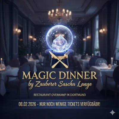 Bild:   Magic Dinner kehrt zurück ins Restaurant Overkamp – letzter Ticketverkauf läuft