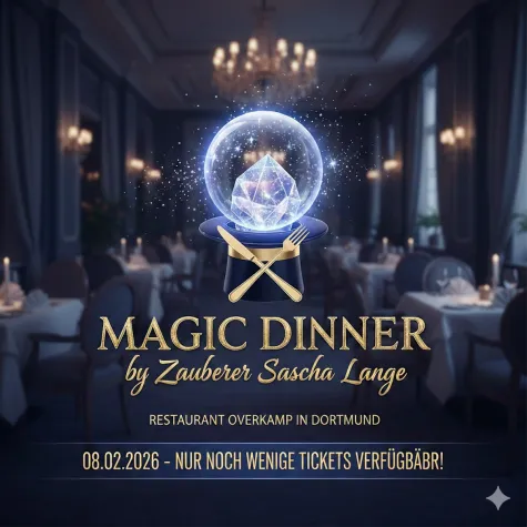 Bild:   Magic Dinner kehrt zurück ins Restaurant Overkamp – letzter Ticketverkauf läuft