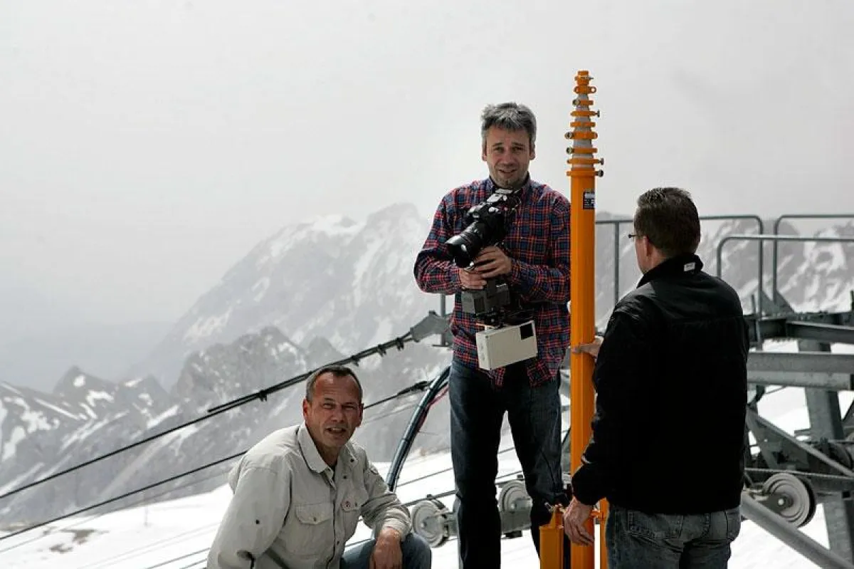 Serie-X e.V. bei der Produktion des Kalendebildes