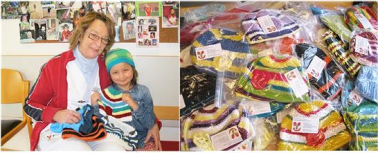 Bild: Projekt „Chemomütze schenkt Freude“