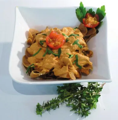 Bild: Bestandsaufnahme – was ist drin und dran an der ersten, glutenfreien Rohkostnudel