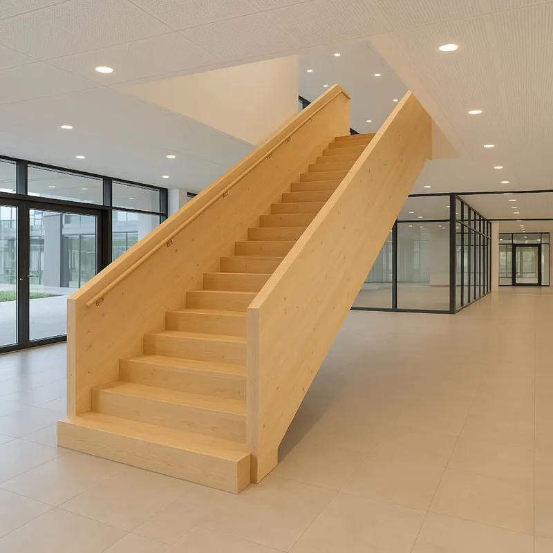 TimberStair | CLT-Treppe (© Leidorf GmbH)