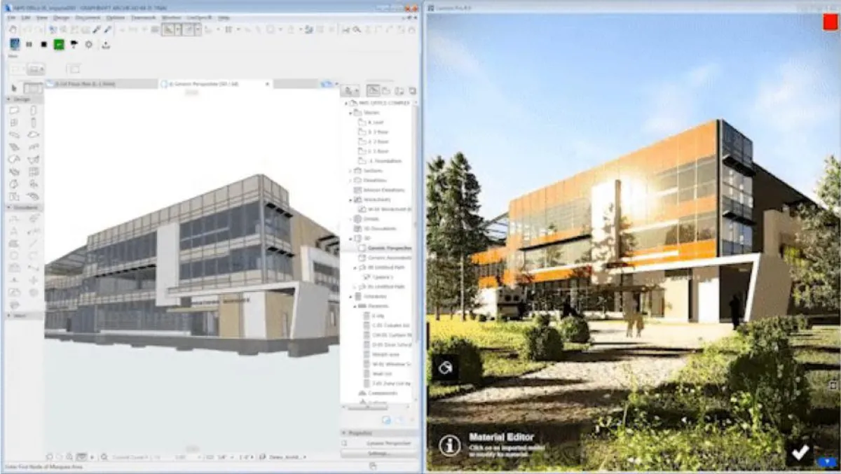 LiveSync für Archicad 21 in Lumion 8.5
