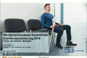 Krankenkassen: drei Topwerber halten zwei Drittel des gesamten Werbevolumens Bild: Krankenkassen: drei Topwerber halten zwei Drittel des gesamten Werbevolumens