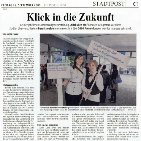 Bild: KlickDichEin - Duisburgs wichtigste Berufsorientierungsmesse