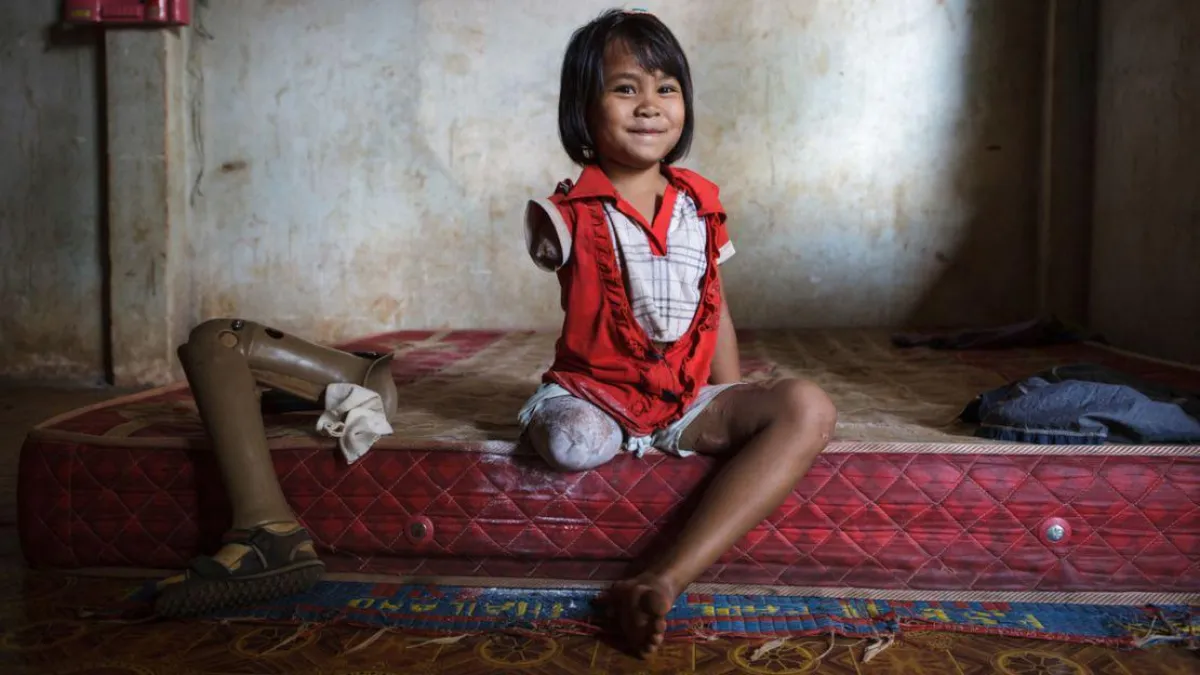 Handicap International unterstützt weltweit Menschen mit Behinderung. Foto Lucas Veuve HI