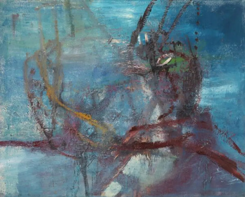 Puppenspieler, 2006, Öl auf Leinwand, 100x125cm