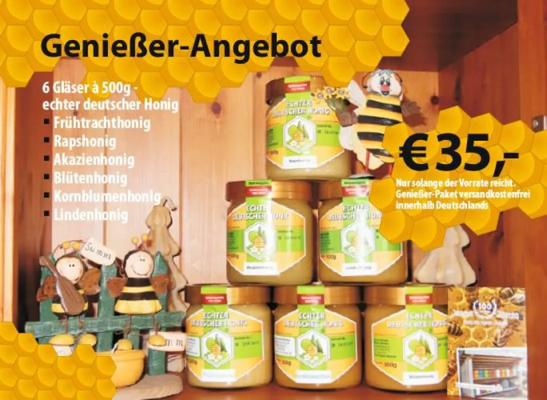 Genießerangebot der Imkerei Ahrens