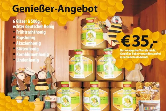 An Weihnachten Honig aus der Region verschenken Bild: An Weihnachten Honig aus der Region verschenken