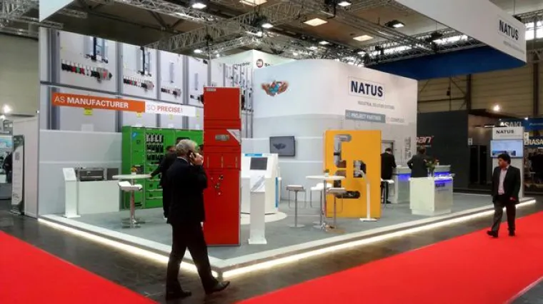 Bild: So Neu! NATUS präsentiert sich mit neuem Messestand und neuer Internetpräsenz auf der Hannover Messe
