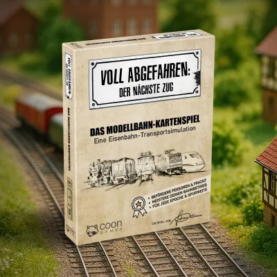 Bild: Modellbahn trifft Spieltisch: „VOLL ABGEFAHREN: Der nächste Zug“ bringt Bewegung auf die heimische Anlage