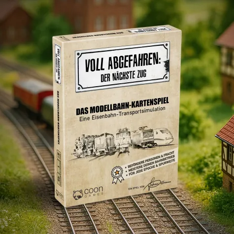 Bild: Modellbahn trifft Spieltisch: „VOLL ABGEFAHREN: Der nächste Zug“ bringt Bewegung auf die heimische Anlage