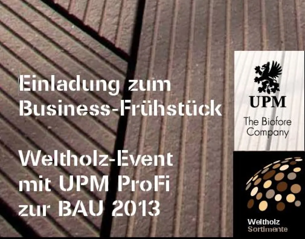 Abschalten vom Messestress bei einem Frühstück im HolzForum München